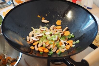 Thumbnail for Wok Pan, 12 inch High Carbon Steel Wok