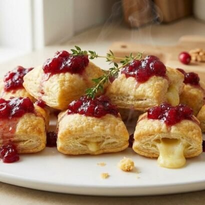 Thumbnail for Irresistible Cranberry Brie Bites: The Easiest Holiday Appetizer (5 Ingredients!)