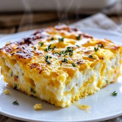 Thumbnail for The Ultimate Cottage Cheese Egg Bake Casserole: Fluffy, High-Protein & Unbelievably Easy!