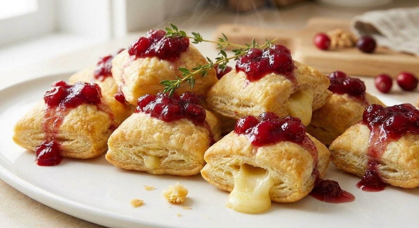 Irresistible Cranberry Brie Bites: The Easiest Holiday Appetizer (5 Ingredients!)