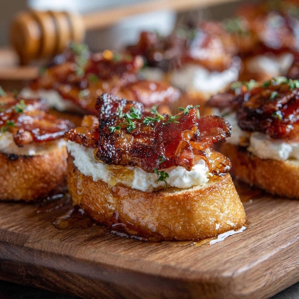 Irresistible Candied Bacon Crostini: The Ultimate Party Appetizer