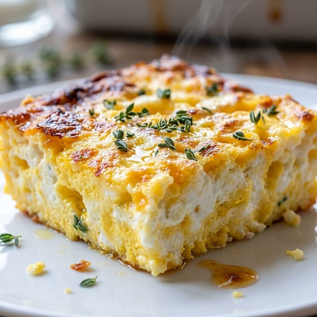 The Ultimate Cottage Cheese Egg Bake Casserole: Fluffy, High-Protein & Unbelievably Easy!