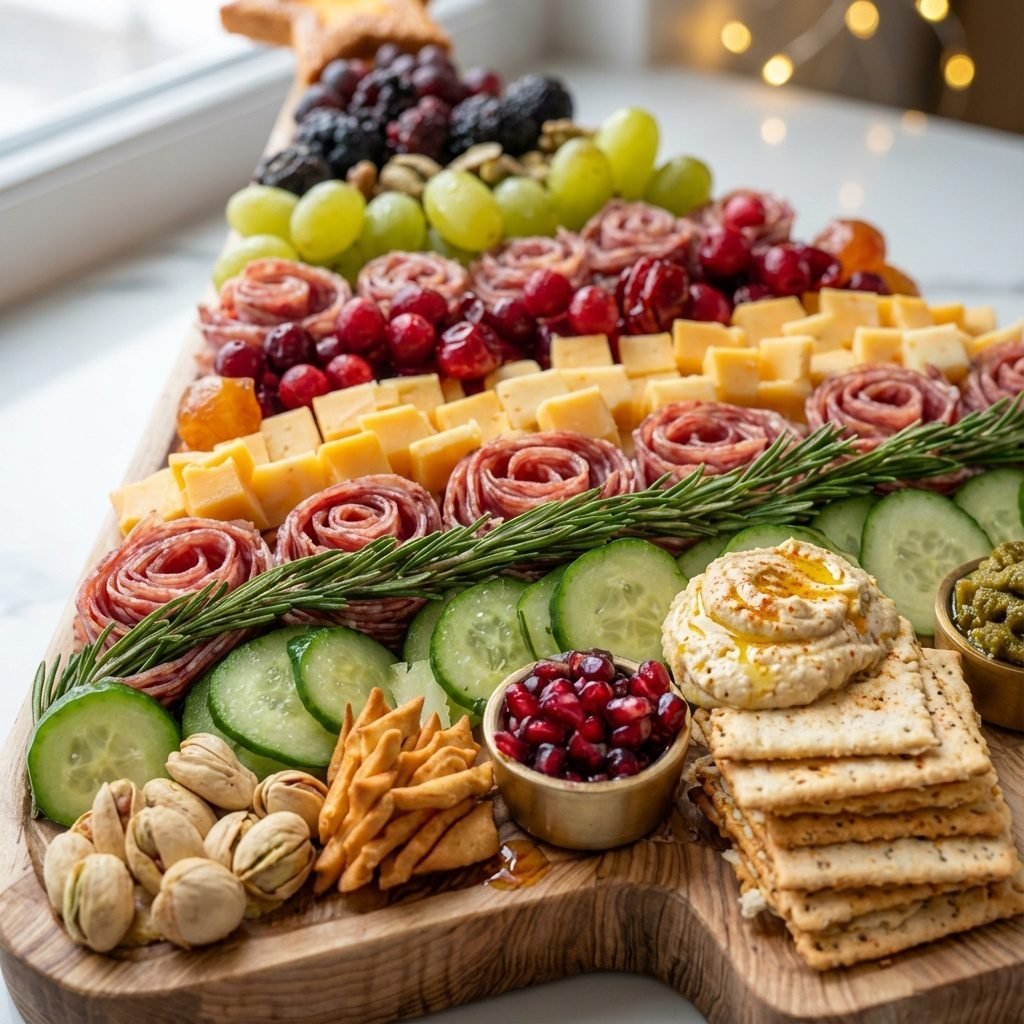 The Most Festive Christmas Tree Charcuterie Board (Easier Than It Looks!)