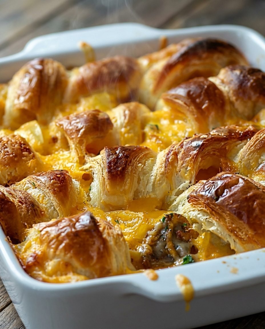 The Ultimate Croissant Breakfast Casserole (Your Go-To Holiday Brunch!)