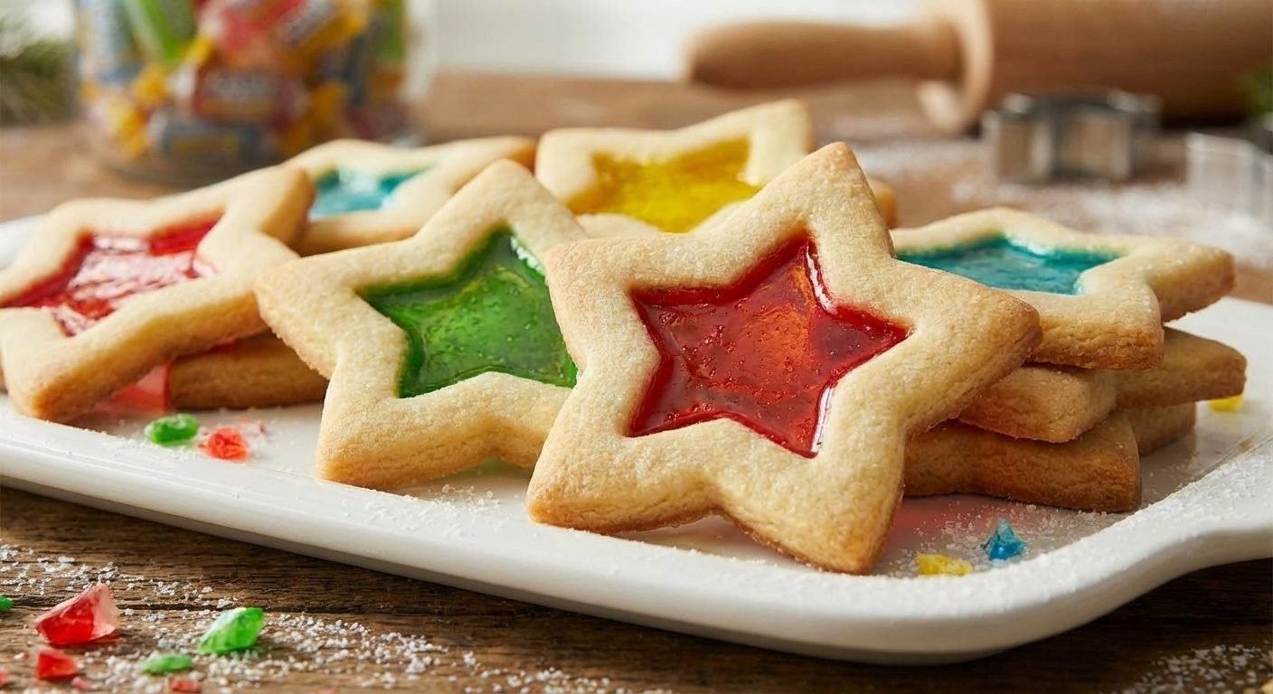 Sparkling Stained Glass Cookies: An Easy & Magical Christmas Recipe