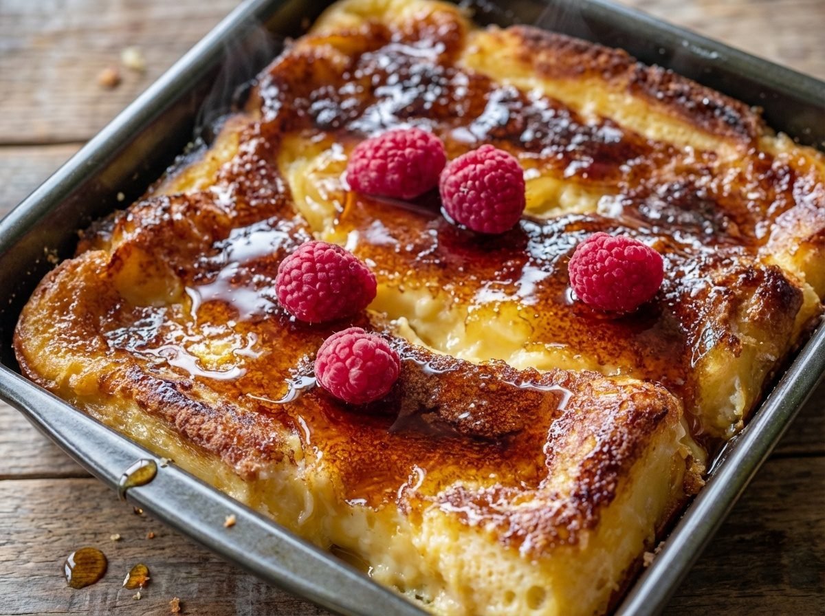 The Ultimate Crème Brûlée French Toast Casserole (Easy & Overnight!)