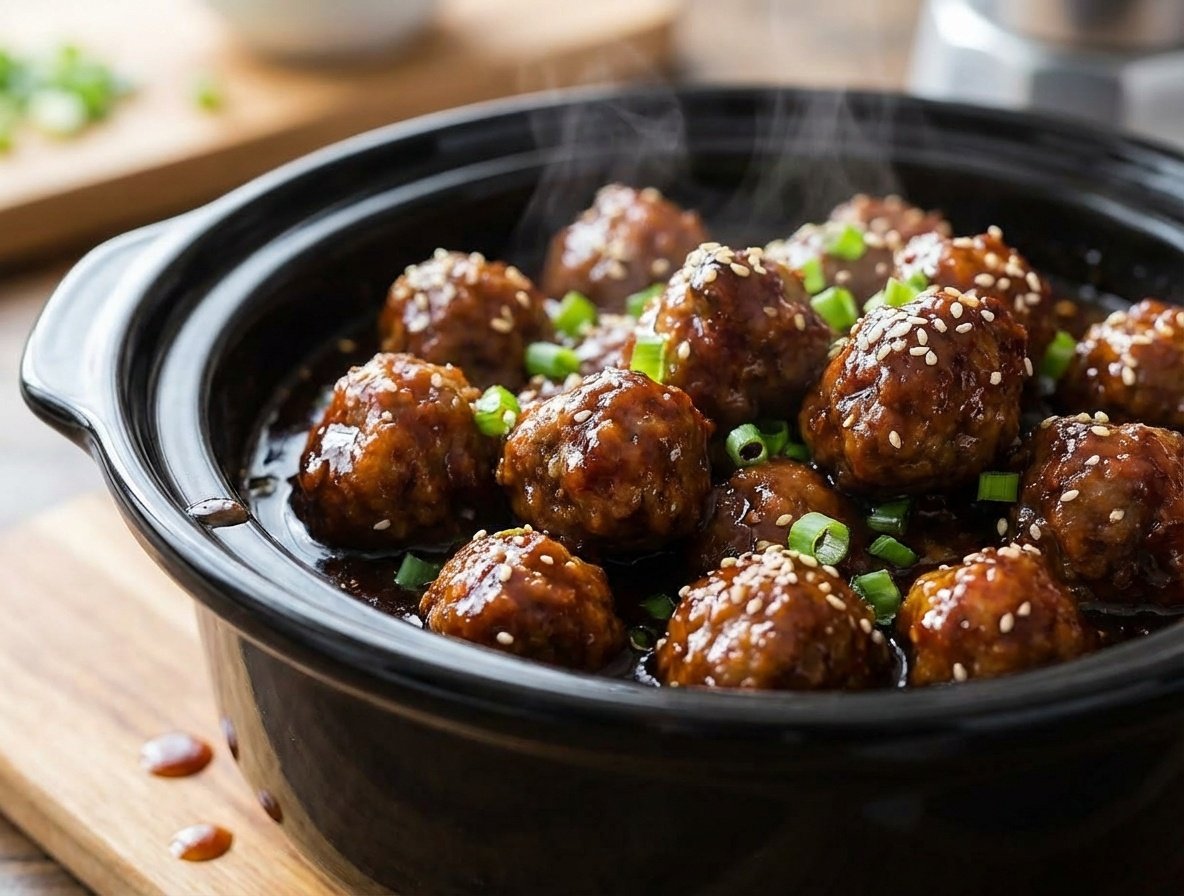 Effortless Asian Meatballs: The Best Crockpot Recipe
