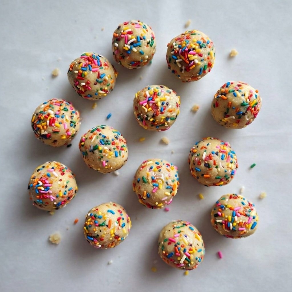 Ultimate Birthday Cake Batter balls (Easy No-Bake)