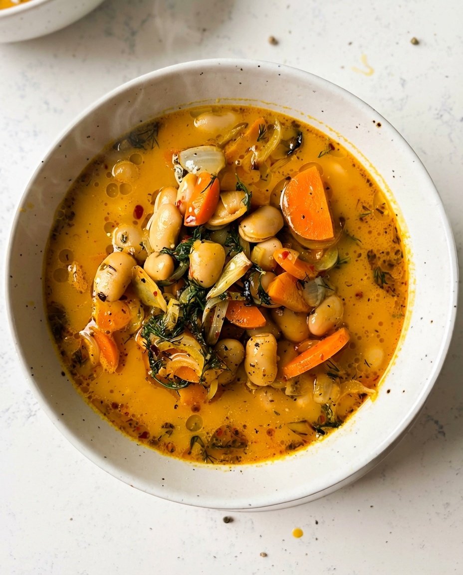 Secret to Creamy Carrot Butter Bean Soup