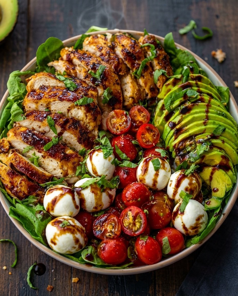 Must-Try Chicken Salad with Mozzarella & Balsamic