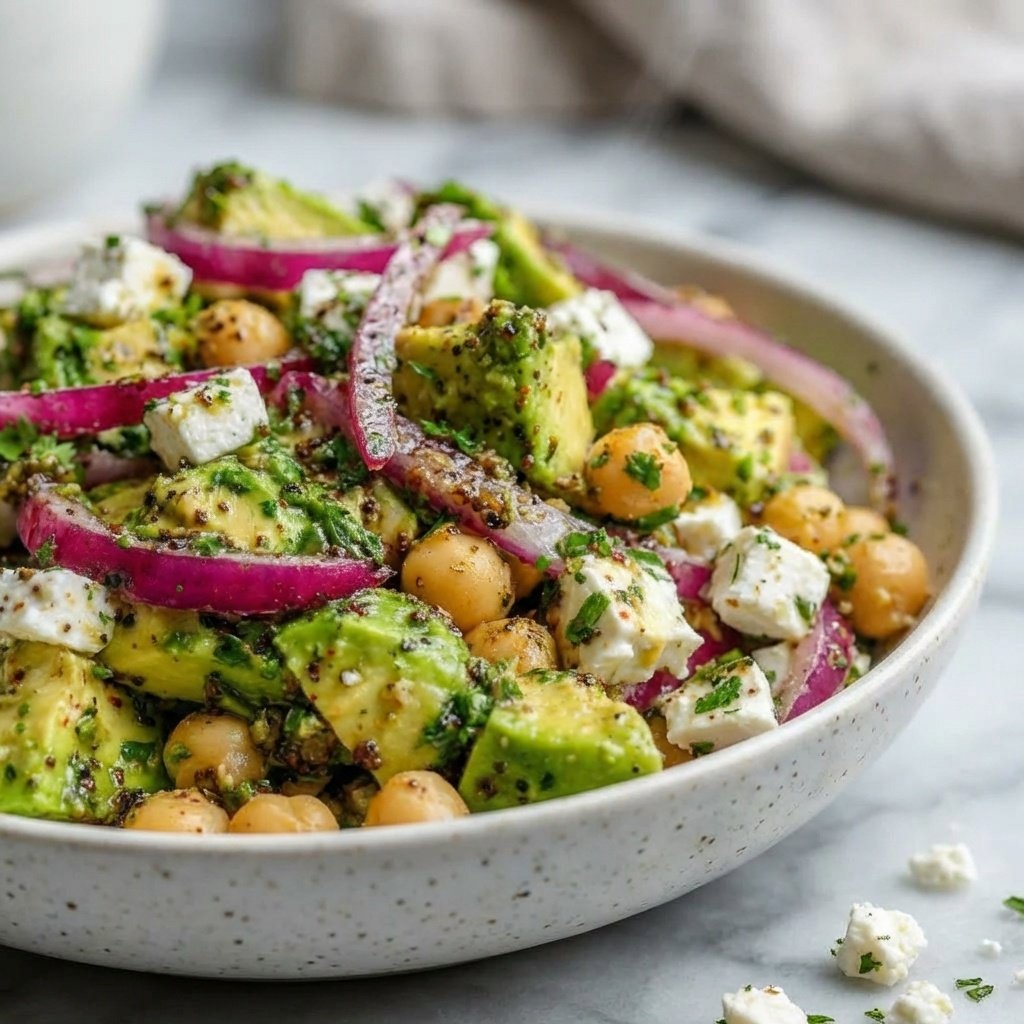 Best-Ever Chickpea Feta Avocado Salad