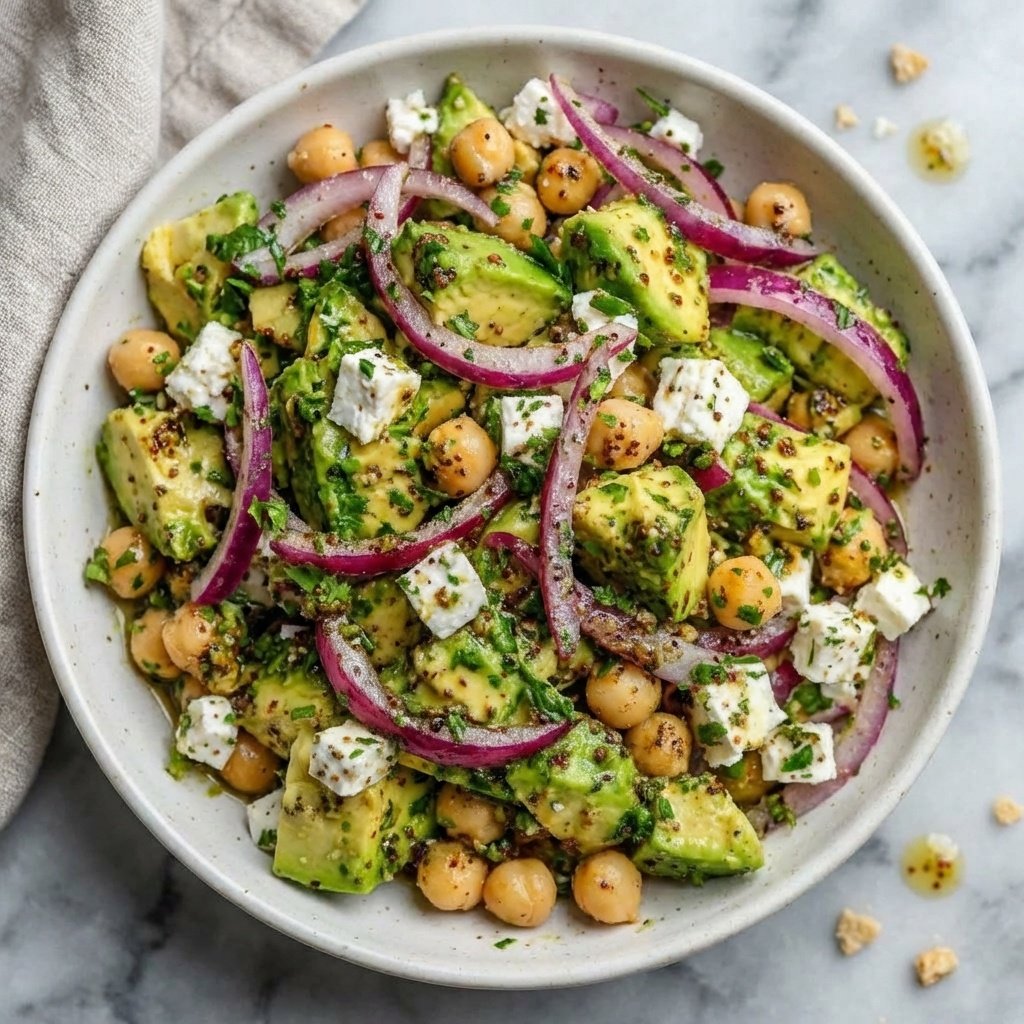 Best-Ever Chickpea Feta Avocado Salad