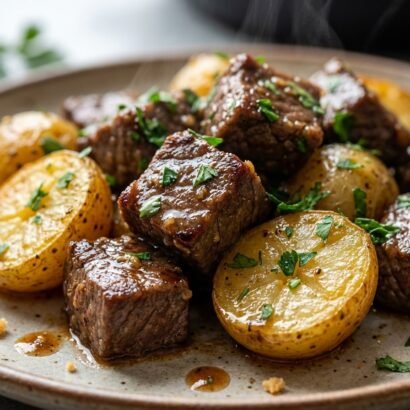 Thumbnail for Irresistible Garlic Butter Beef Bites (Secret Recipe)