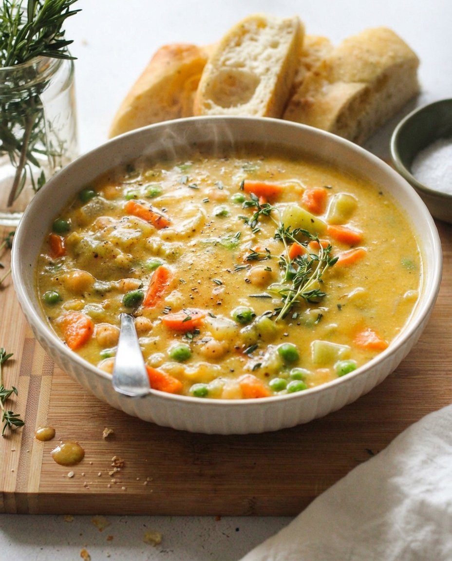 Effortless One-Pot Creamy Vegetable Soup