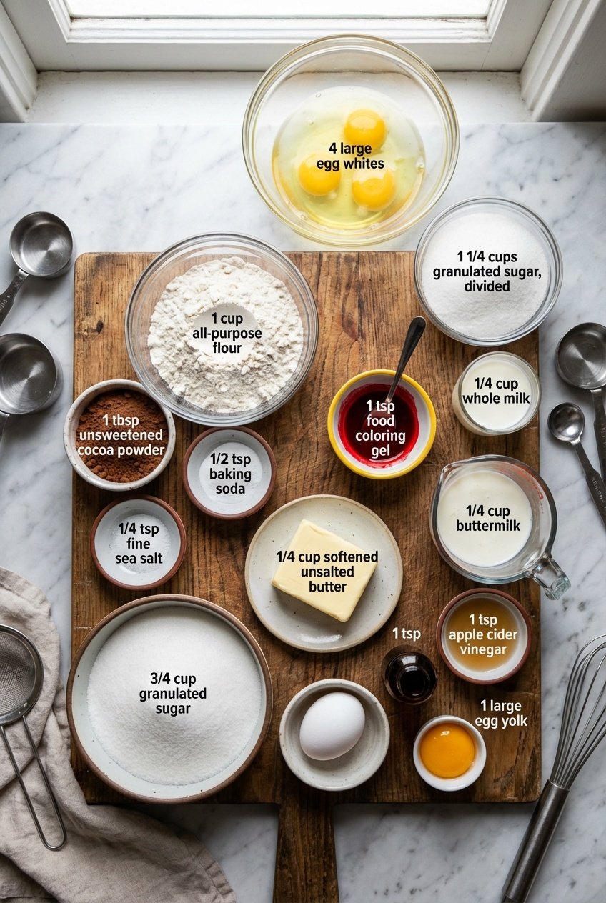 Secret to Perfect Red Velvet Cupcake Ingredients