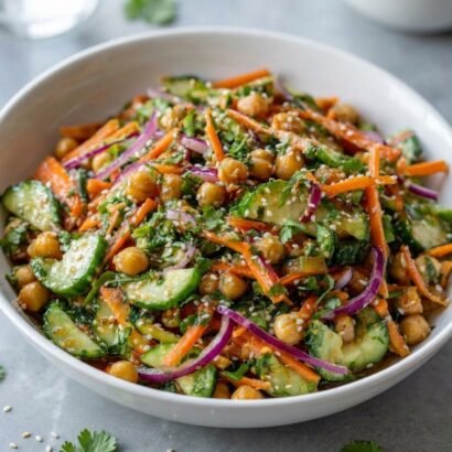 Thumbnail for The Ultimate Asian Cucumber and Chickpea Slaw: An Irresistible 20-Minute Game-Changer