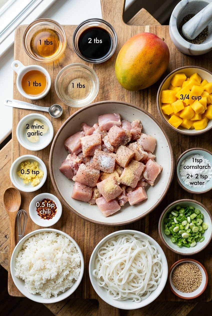 The Ultimate Asian Mango Glazed Chicken: An Irresistible 35-Minute Meal Ingredients