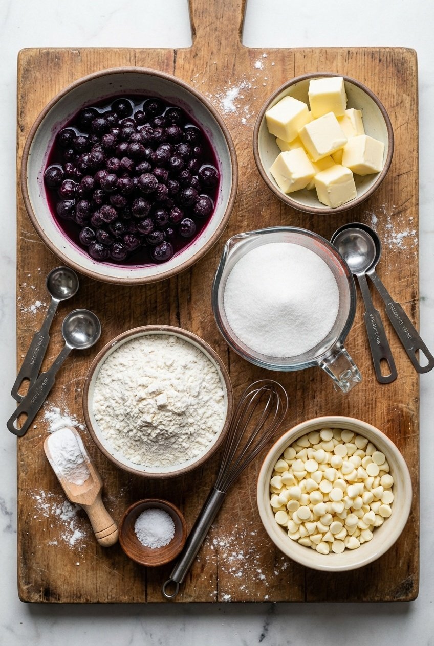 Blueberry Cookies Ingredients