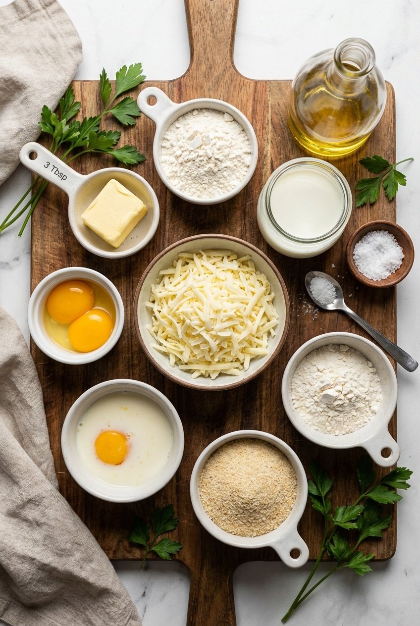 How To Fry Perfect Secret Crispy Cheese Croquettes Ingredients