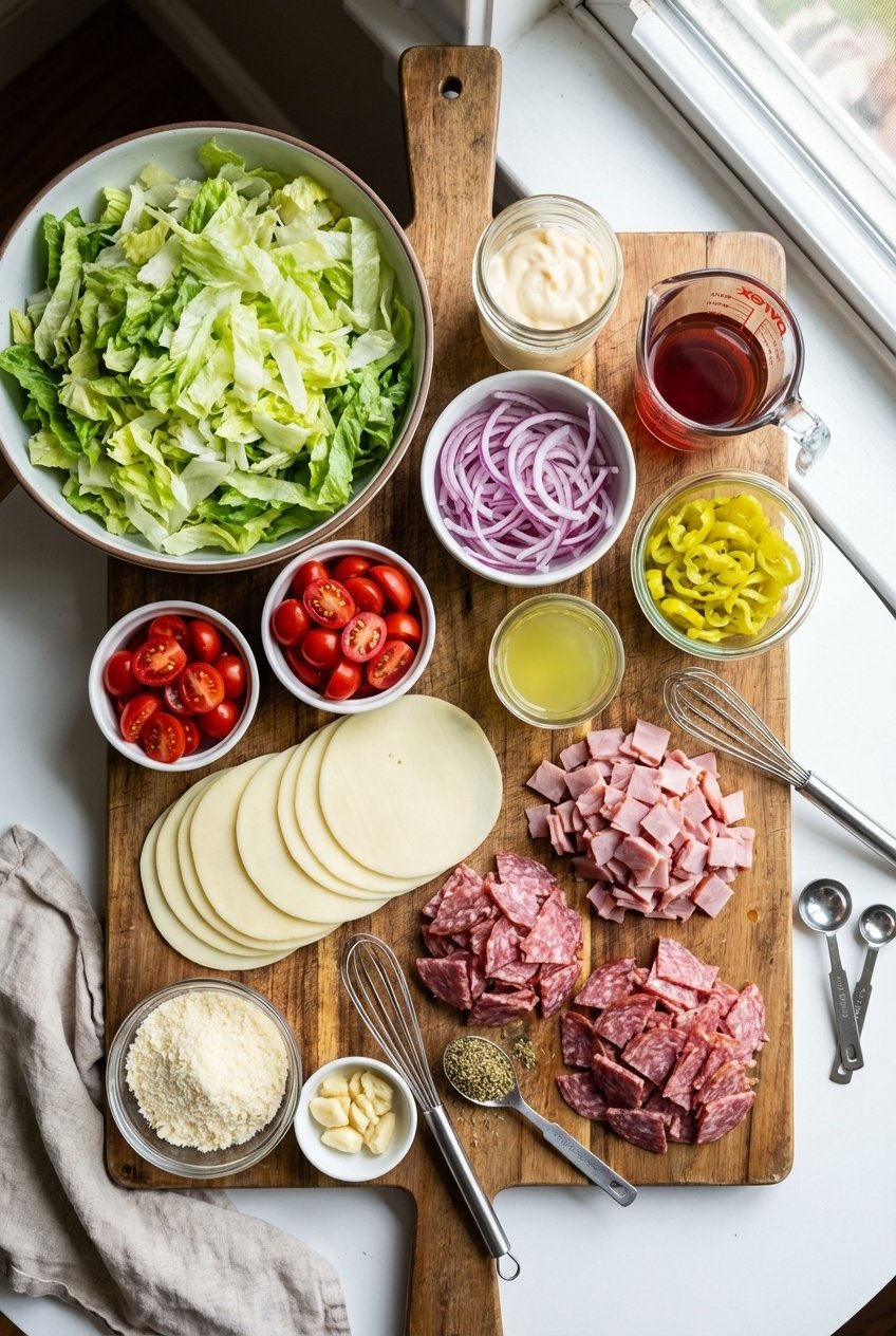 The Ultimate Grinder Salad: A Viral, Must-Try Recipe Ingredients