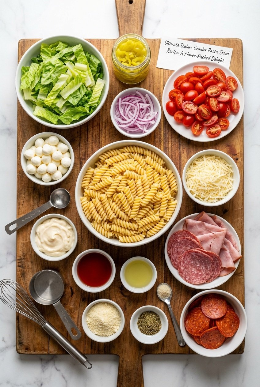 The Ultimate Italian Grinder Pasta Salad: An Irresistible 30-Minute Game-Changer Ingredients