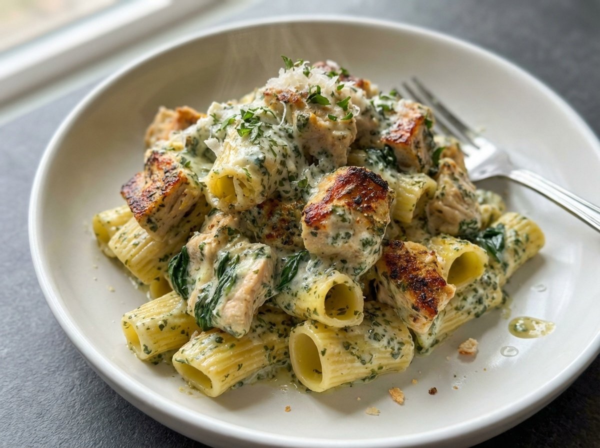 The Ultimate Creamy Pesto Chicken Pasta Bake | Secret Recipe