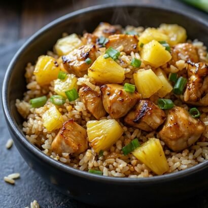 Thumbnail for The Ultimate Pineapple Chicken and Rice: A Must-Try Effortless One-Skillet Dinner