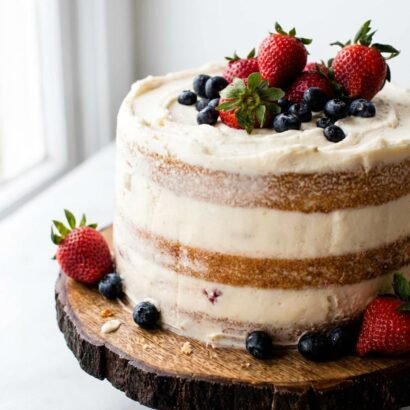Thumbnail for The Effortless And Best Vanilla Naked Cake